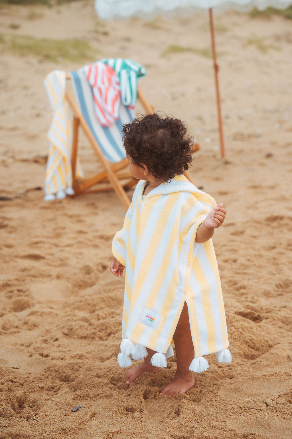 Sunday Baby Poncho - Soleil