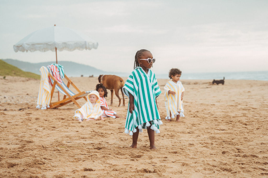 Sunday Baby Poncho - Atlantis