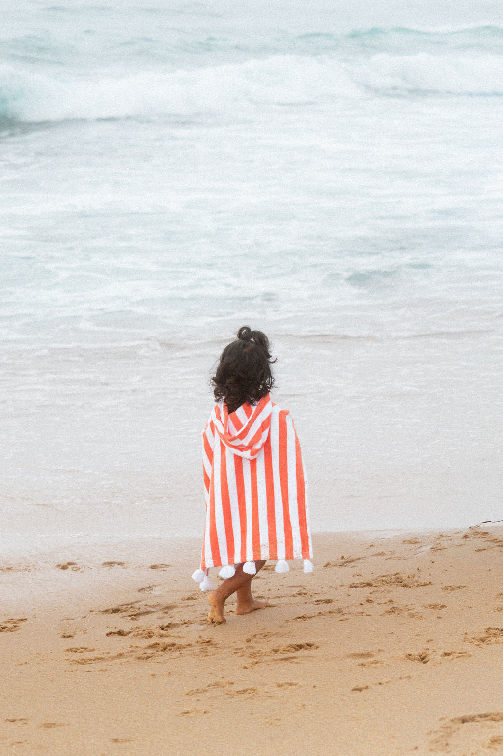 Sunday Baby Poncho - Corail