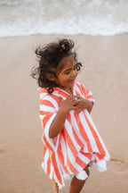 Sunday Baby Poncho - Corail