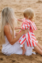 Sunday Baby Poncho - Corail