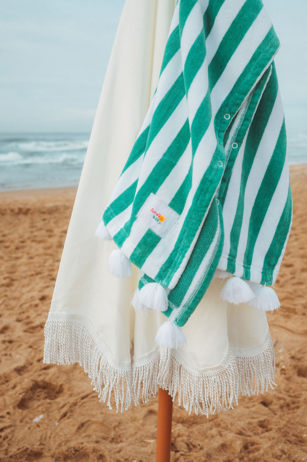 Sunday Baby Poncho - Atlantis