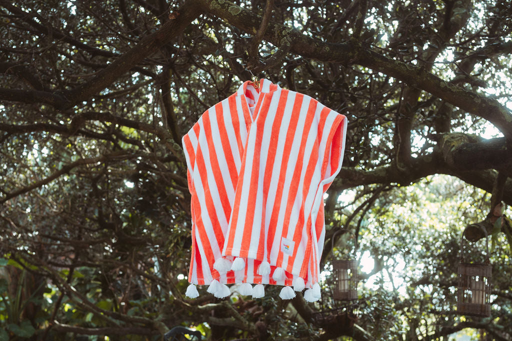 Sunday Baby Poncho - Corail